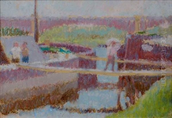 Personnage Sur Une Passerelle - view 1