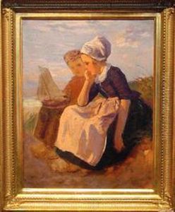 The Toy Sailboat by Edmond Louyot