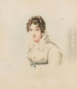 Portrait Of A Young Girl by Horace Beevor Love