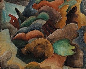 Untitled - Homes In The Hills by Kenneth Loveless