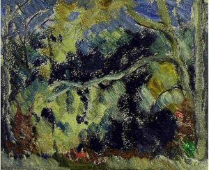 One Tree In Forest Clearing by Kenneth Loveless