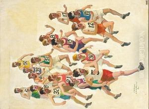 Cross Country Run by Orson Lovell