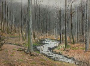 Early Spring Landscape by Frank W. Loven