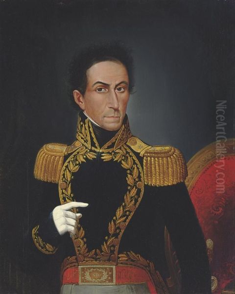 Portrait Of Simon Bolivar (painted From Life) - view 1