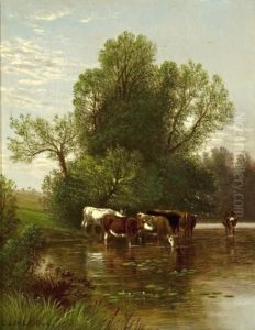 Pastoral Landscape by Clinton Loveridge