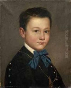 Ritratto Di Fanciullo by Ponziano Loverini