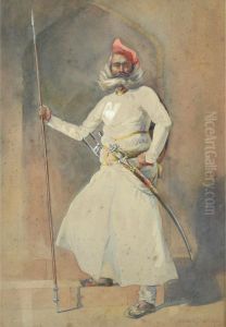 Portrait Of A Turkish Soldier