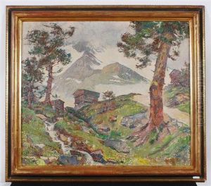 Mountain Landscape With The Matterhorn. 1911