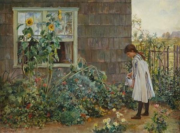Watering The Garden - view 1