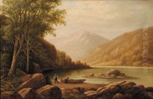 Figures On The River Bank