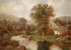 New England Landscape by Milton H. Lowell