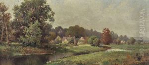 New England Landscape by Milton H. Lowell