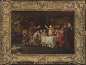Heitere Herrenrunde. by Wilhelm Lowith