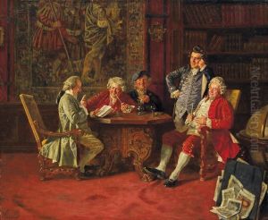Die Unterhaltung by Wilhelm Lowith
