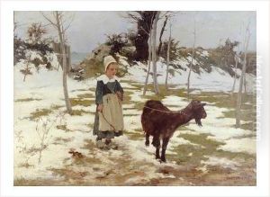 La Petite Chevriere En Hiver by Emma Lowstadt-Chadwick