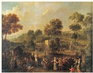 Fete Villageoise Dans Un Parc by Jan Sebastiaen Loybos