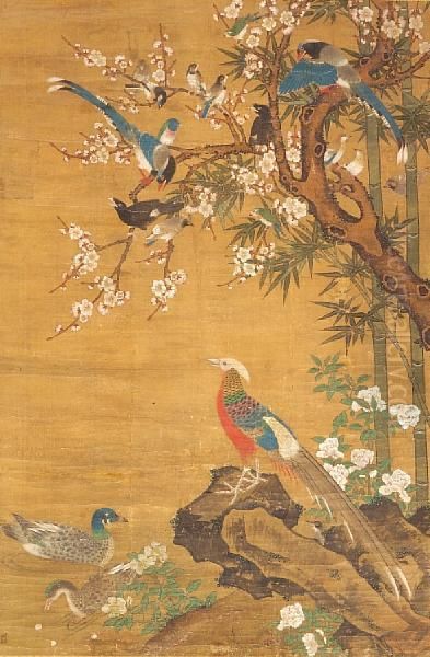 Pheasants And Birds - view 1