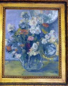 Still Life Of Flowers In A Vase by Lowes Dalbiac Luard