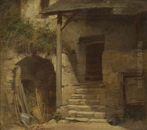Hinterhof by Adolf Luben