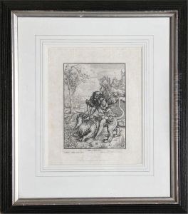 Samson Killing Lion by Albert Durer Lucas