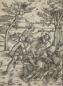 Hercules Conquering Cacus by Albert Durer Lucas