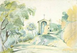 Marienkapelle Bei Tivoli by August Lucas