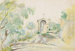 Zugeschrieben - Marienkapelle Bei Tivoli by August Lucas