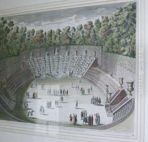 Bosquet De La Sall Du Baluster,versailles by Francois Lucas