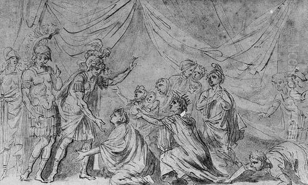 Cinq Scenes De La Vie D'alexandre Et Une Scene De Triomphe
Antique - view 1