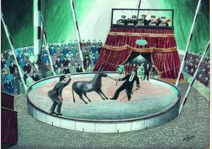 Scene De Cirque by Jean Lucas