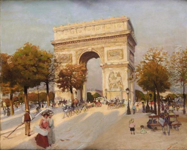 L'arc De Triomphe, Paris - view 1