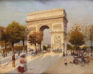L'arc De Triomphe, Paris by Jean Lucas