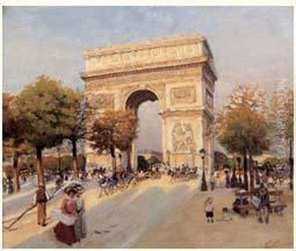 L'arc De Triomphe - view 1