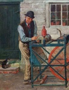 The Knife Grinder by John Templeton Lucas