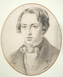 Alfred Harmsworth Senior, Aged About 18 by Marie Ellen Seymour Lucas