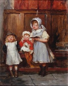 We Are But Little Children Weak, Nor Born Toany High Estate by Marie Ellen Seymour Lucas