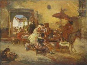 Vieja Friendo Churros by Eugenio Lucas Velasquez