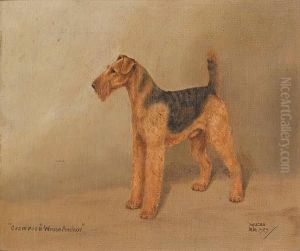 Champion Wrose Anchor, A Prize Airedale by William Lucas
