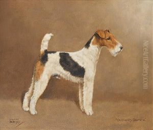 Portrait Of The Champion Wire-haired Fox Terriers 'crackley Supreme' And 'ch Barry Benedict' Portrait Of The Champion Wire-haired Fox Terriers 'crackley Supreme' And 'ch Barry Benedict'