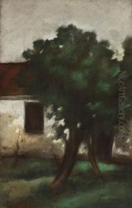 Curtea Lui Mos Gheorghe Din Brebu by Stefan Luchian