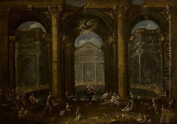 Capricci Architettonici Con La Probatica Piscina - view 1