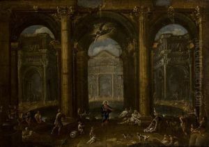 Capricci Architettonici Con La Probatica Piscina