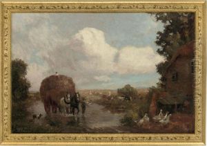 Crossing The Ford by Max Ludby