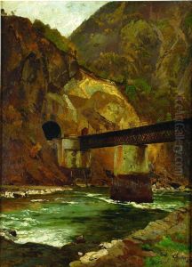 Ferrovia Sopra L'isarco by Carl Julius Ludwig