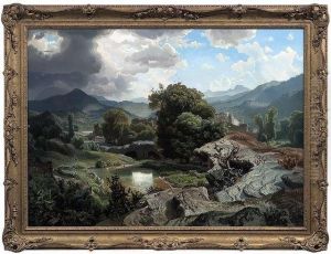 Extensive Summery Landscape With Ruins
