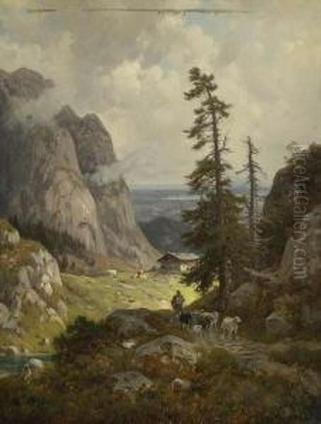 Gebirgslandschaft. - view 1
