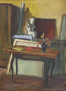 Atelierstillleben, Atelier Des Kunstlers