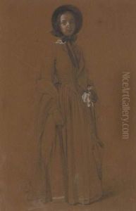 Femme A L'ombrelle by Jean Leonard Lugardon