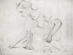 Femme Accroupie by Jean Leonard Lugardon