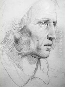 Portrait D'un Homme by Jean Leonard Lugardon
